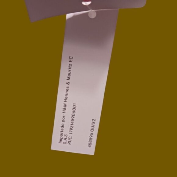 Divided by H&M Womens Mesh Knit Short Sleeve Button-Up size large green & white - Picture 11 of 12